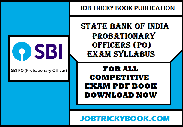 State Bank of India Probationary Officers (PO) Exam Syllabus