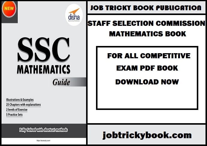 SSC Mathematics Pdf Book In English For All Competitive Exams