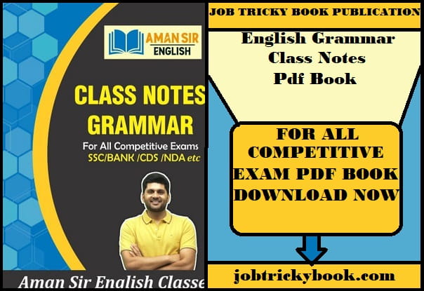 English Grammar Class Notes Pdf Book For All Competitive Exams