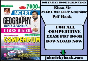 Khan Sir NCERT One Liner Geography Pdf Book Free Download