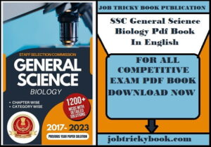 SSC General Science Biology Pdf Book In English Free Download
