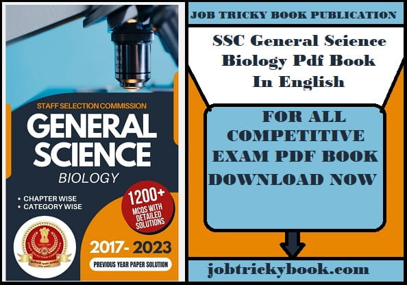 SSC General Science Biology Pdf Book In English Free Download