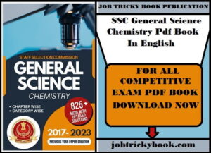 SSC General Science Chemistry Pdf Book In English Free Download